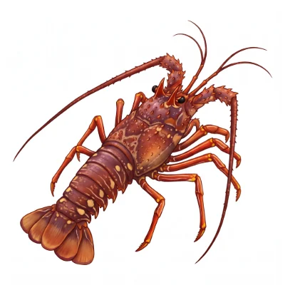 Langouste rouge